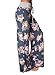 LOSRLY Women Floral Print High Drawstring Waist Wide Leg Palazzo Pants Plus Size-Floral-1 XL