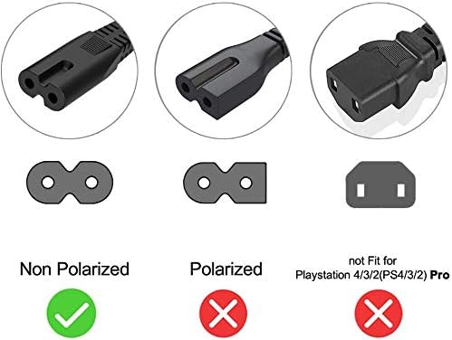 Superer 1.2M Power Cable Fit for Sony PS5 PS4 PS3 Slim PlayStation 5 4 3, Xbox Series X/S, Xbox One X/S - Image 3