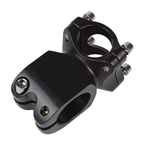 Andux 31.8mm Aluminum Alloy Bike Handlebar Stem Riser for BMX MTB 1pcs BL-02 (Black)