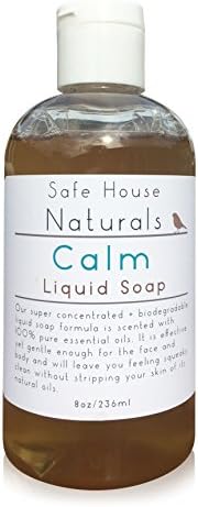 Safe House Naturals 100% Natural + Toxin- Free - Bliss Face and Body Wash - Made in USA with Coconut Oil - Pure Essential Oils of Clary Sage Bergamot and Myrrh - Great for All Skin Types