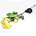 LED Concepts® Solar Rose Lights – Solar Powered Outdoor Decorative Flower LED Lights (Yellow)