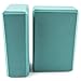Peace Yoga Foam Exercise Blocks Turquoise [9” x 6” x 3”] (2 pack)