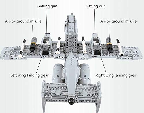 General Jim’s Army Toys Building Blocks Plane A10 A-10 Warthog