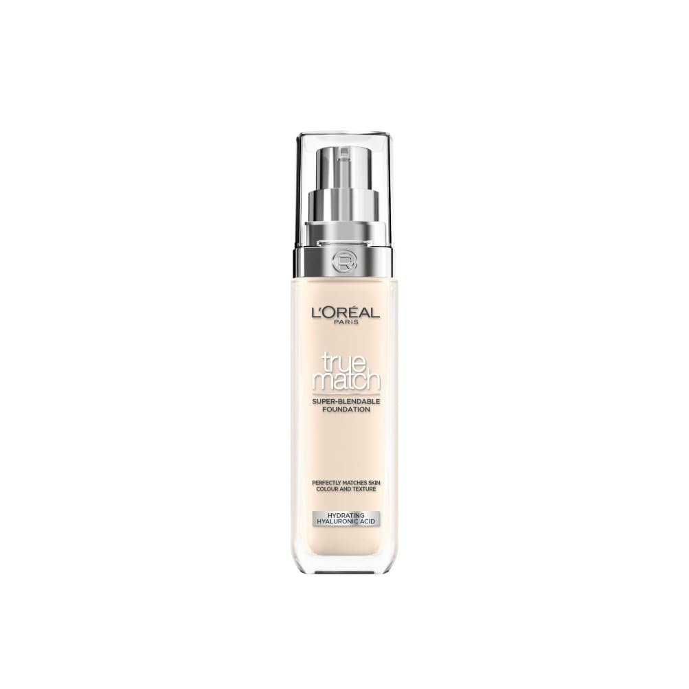 L'Oreal Paris Foundation True Match Liquid Foundation 0.5C with Hyaluronic Acid & SPF 16 30ml