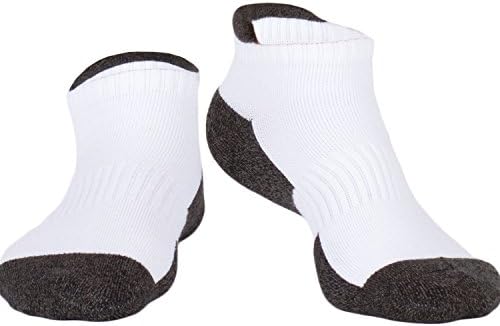 Fracer Women's Cushion Low Cut Intensity Single Tab Running Socks(Pack of 3,White)