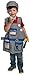 Prextex Child’s Halloween Conductor Role Play Dress Up Train Engineer Costume Set and Accessories