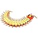 Giveme5 Infrared RC Centipede, Remote Control USB Infrared RC Centipede Tricky Simulation Scary Fake Centipede Toy Halloween Ornaments Props for Kids and Adults