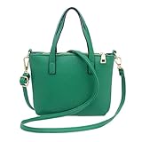 Clearance!Women Bag,Todaies Women Fashion Handbag Shoulder Bag Tote Ladies Purse Gray, Black,Red,Green Colors 2018 (20cm3.5cm15cm, Green)