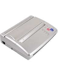 Tattoo Stencil Machine BMX Tattoo Transfer Machine Maker Thermal Copier Stencil Printer for tattooing with 10pcs Transfer Paper(Silver)