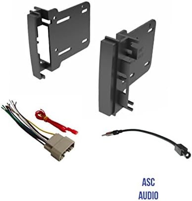 ASC AudioCar Stereo Radio Install Dash Kit, Wire Harness, and Antenna Adapter to Add a Double Din Radio for some 2007-2016 Chrysler Dodge Jeep- Vehicles listed below
