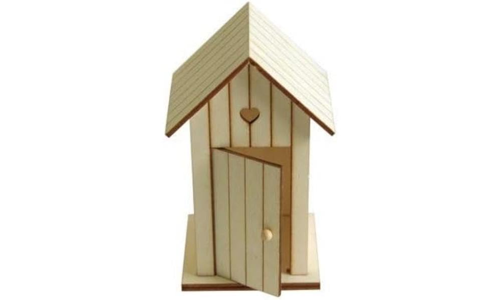 Artemio 14 x 8.5 x 7 cm Wooden Beach Huts, Set of 2, Beige