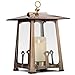 H Potter Craftsman Outdoor Decorative Candle Lantern Holder for Indoor Table Top Patio Deck