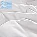 MEROUS Queen Comforter - Soft Quilted Down Alternative Duvet Insert with Corner Tabs,Summer Fluffy Reversible Hotel Collection Comforter - White,88x88 inch (White, 88x88 inch)