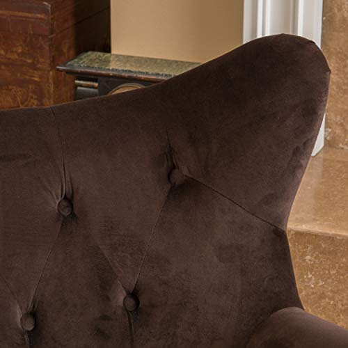 Christopher Knight Home Seigfried Arm Chair, Coffee Pricepulse