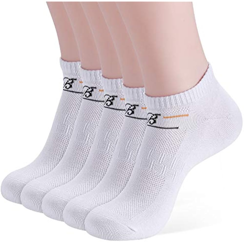 Low Cut Sports Socks Mens Short Ankle Arch Support Cotton Athletic