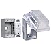 TayMac MKG420CS Single Gang Weatherproof Complete In-Use Cover Kit, Clear Finish