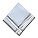 Selected Hanky 100% Cotton Men's Handkerchiefs 6 Piece Gift Set