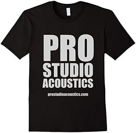 Mens Pro Studio Acoustics Bold Designs Tee Large Black