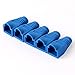AMPCOM 100 Pcs RJ45 Connector Strain Relief Boots Cover for CAT5/5E/6 Ethernet Cable-Low-Smoke Zero Halogen (Blue)