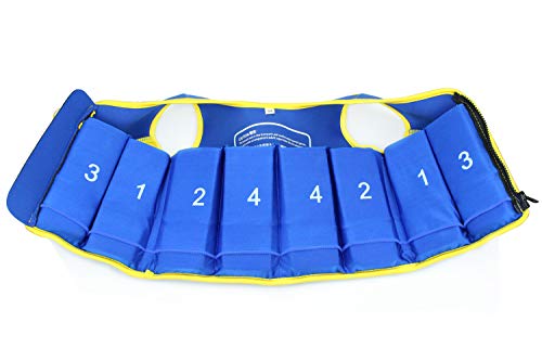 Genwiss Toddler Boy Swim Training Vest Kids Swim Float Jacket for Age 5-7 Years Infant 38-55 lbs, Size Large, Blue - Thumbnail 3