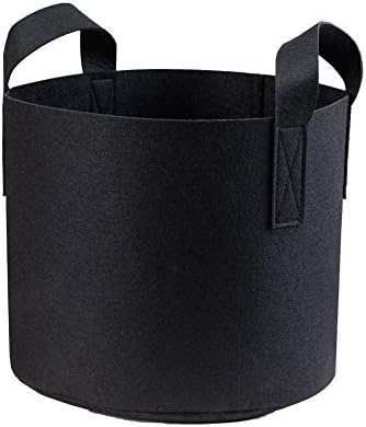 Asvert 3 Gallon Smart Grow Bags with Sturdy Handles, Aeration Fabric Growing Pot Ideal for Plants, Portable Plant Fabric Container