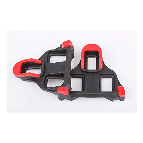 Beststar Bike Cleats - Self-locking Cycling Pedals Cleat - Indoor Cycling & Road Bike Bicycle Cleat Set, Compatible with Shimano&Look Shoes #81539 (Red) - Thumbnail 2