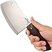 Butcher Knife - Hunting Axe - Big Cleaver Tactical Fixed Blade Hunting Knife - Survival Bushcraft Knives with Wood Handle for Outdoor - Grand Way FBCB 01