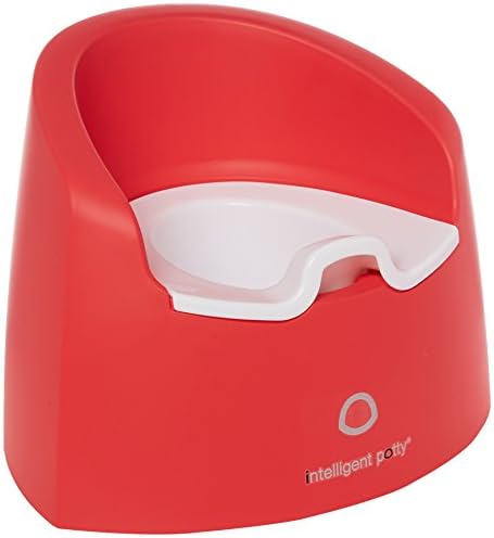 Intelligent Potty with Easy Personalized Voice Recording for Potty Training, Ergonomic Design, Re-Recordable/Removable Sound Module, Red