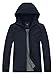 ZSHOW Men's Lightweight Packable Windproof Hooded Jacket Quick Dry Windbreaker