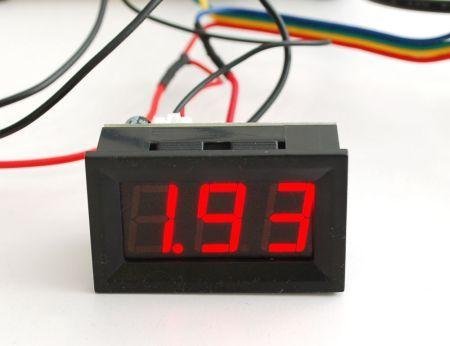 Panel Current Meter - 0 - 9.99A