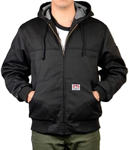 Amazon.com: Ben Davis 385 Hooded Jacket, Front Snap (Khaki, 3XL