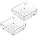iDesign 52630M2 Kitchen Drawer Organizer for Silverware InterDesign Linus, Large, 2 Count