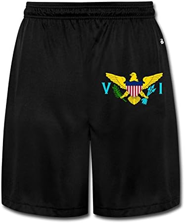 Flag Of The United States Virgin Islands Men's Nerdy Performance Shorts
