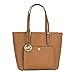 MICHAEL Michael Kors Jet Set Medium Top Zip Snap Pocket Tote (Luggage)