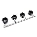 HOT TIME Sex Toy Leather Wrist Cuffs Ankle Cuffs Kit with Adjustable Silver Stainless Steel Metal Spreader couple Handcuffs BDSM