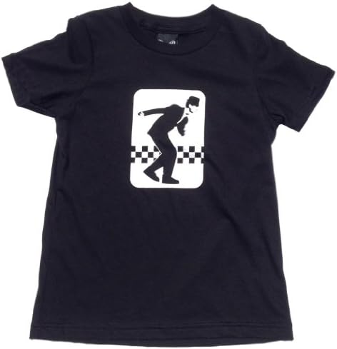 YoungPunks Little Boys Ska T Shirt Toddler 2T Black