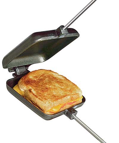 Rome Cast Iron Original Square Pie Irons, Pack of 4