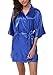 ABC-STAR Women's Short Satin Kimono Robe for Wedding Bridal Party Bridesmaid Robe Sleepwear