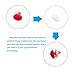 BITEYI Plastic Colorful Safety Plush Noses with Washers 130 Pcs 12-16mm DIY Craft Eyes for Making Doll,Puppet,Plush Animal Toys