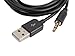 USDREAM 2 in 1 Cable - Mini Micro USB to USB & 3.5mm Aux Standard Audio Jack Connection Cable for Samsung i9300 i9220