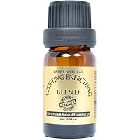 Uplifting Energizing Essential Oil Blend 10ml - 100% Natural Pure Undiluted Therapeutic Grade for Aromatherapy, Scents & Diffuser - Motivation, Purification, Stimulation, Mental Alertness