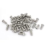 1/4 Inch-20x3/4 Inch Hex Socket Button Head Bolts Screws 50pcs