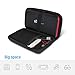 EC Technology Power Bank Case, EVA Travel Bag Works with Anker PowerCore 20000mAh Powerbank Baseus Portable Charger 10000 30000, Zipper Hard Drive Case with Mesh Pocket & Hook & Elastic Bonds