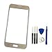Front Screen Outer Glass top Panel Lens cover For Galaxy J7 2017 SM-J727 J727R4 J727V J727P SM-J727A & J7 Sky Pro &&J7 Prime 2017 SM-J727T1 replacement Gold (Not Digitizer&NO LCD)