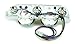 Classic Instruments MU67WH White Hot 5 Gauge Package Black Bezel Fits 1967-1968 Mustang