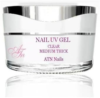 ATNails White Edition - Nail UV LED Clear Medium Thick Gel - 5ml