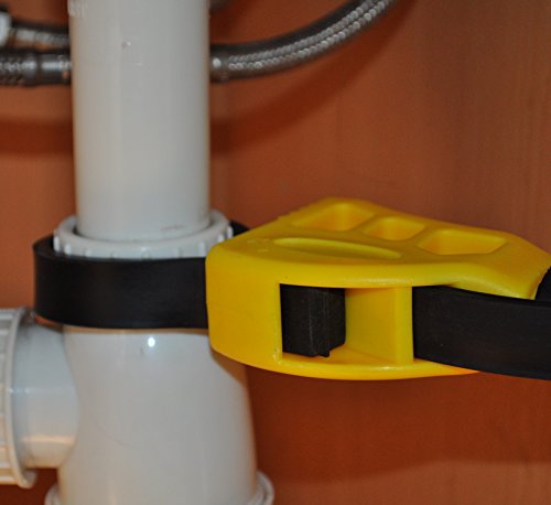 Oil Filter Wrench Set - 2pcs, Use as Jar Opener, Pipe Wrench, Rubber Strap Wrenches Used by Mechanics, Plumbers