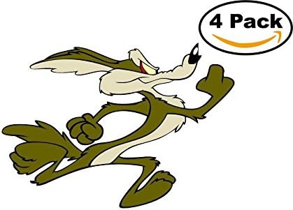 Wile E Coyote And The Road Runner Cartoon Car Bumper Sticker Decal 5x4 Amazon Ca Home Kitchen