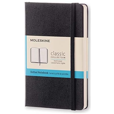 Moleskine Classic Notebook, Hard Cover, Pocket (3.5" x 5.5") Squared/Grid, Oxide Green