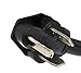 AC WORKS 10FT 30Amp 3-Prong Dryer Extension Cord with Anti-Weather Super Heavy Duty Thick Cord